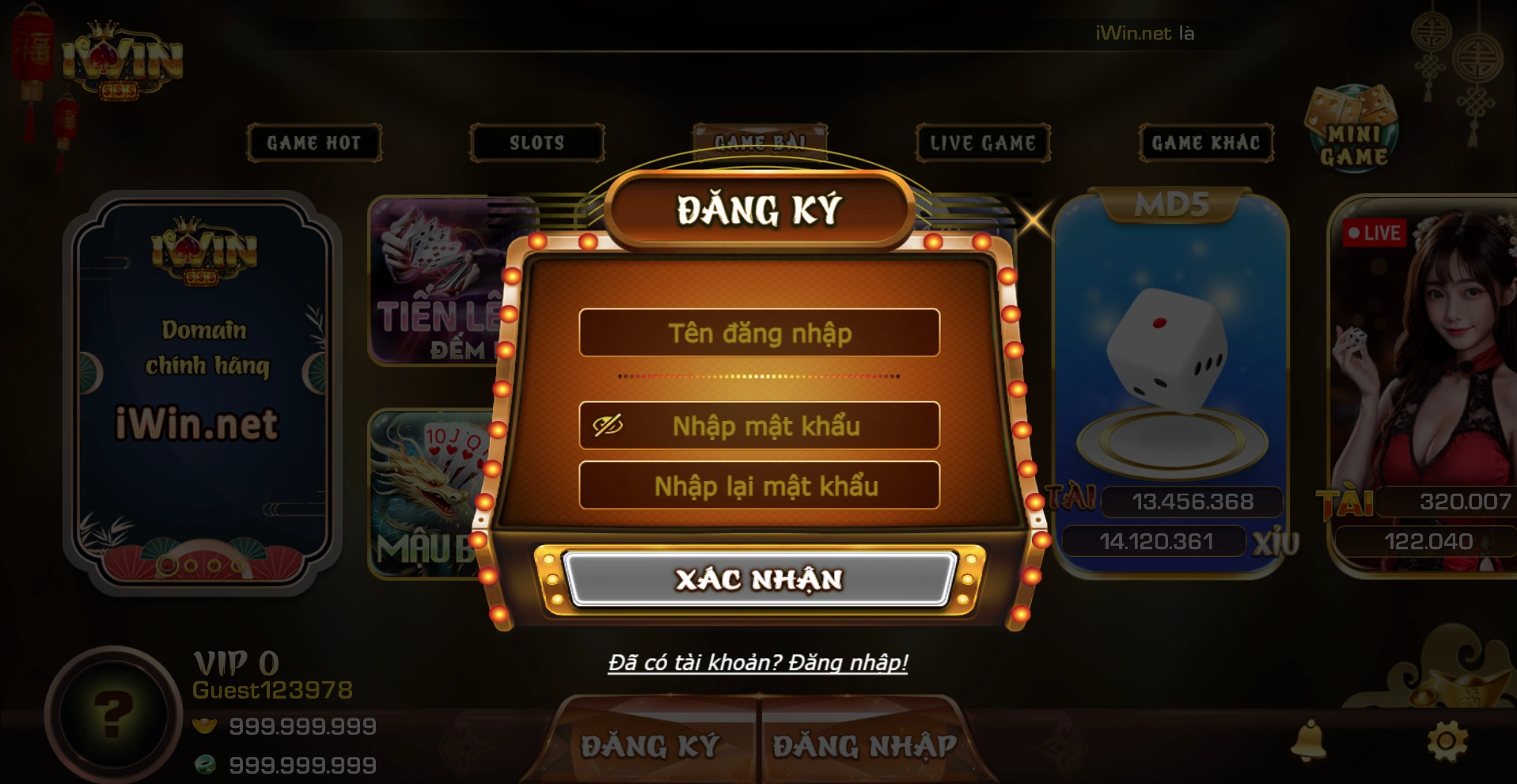 Các bước đăng ký tại IWIN club VIP nhanh chóng 